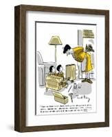 Hazel Cartoon-Ted Key-Framed Giclee Print