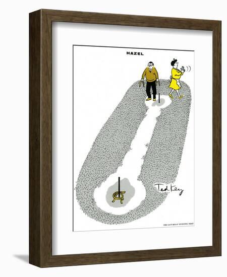 Hazel Cartoon-Ted Key-Framed Giclee Print