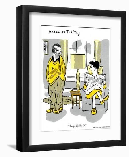 Hazel Cartoon-Ted Key-Framed Giclee Print