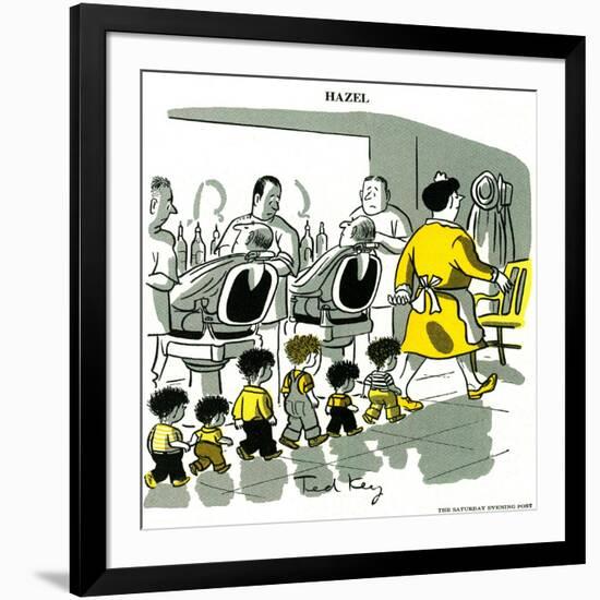 Hazel Cartoon-Ted Key-Framed Giclee Print