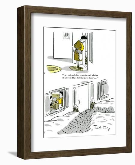 Hazel Cartoon-Ted Key-Framed Giclee Print