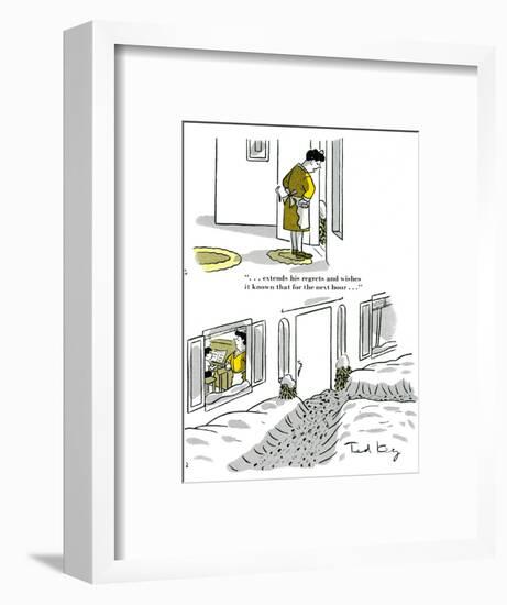 Hazel Cartoon-Ted Key-Framed Giclee Print