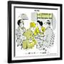 Hazel Cartoon-Ted Key-Framed Giclee Print