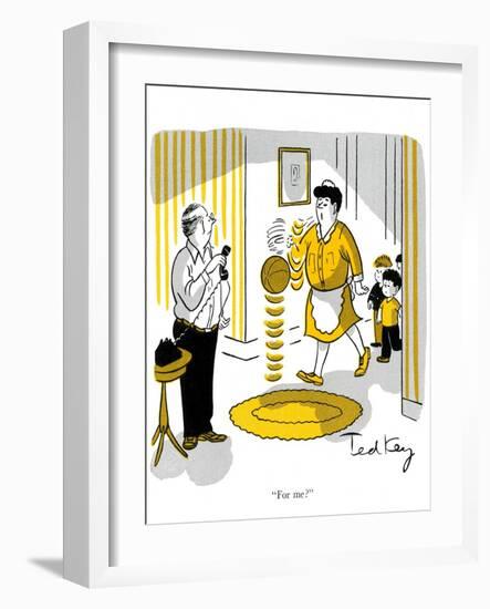 Hazel Cartoon-Ted Key-Framed Giclee Print