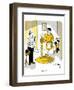 Hazel Cartoon-Ted Key-Framed Premium Giclee Print