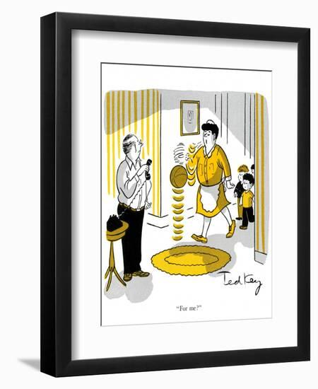 Hazel Cartoon-Ted Key-Framed Premium Giclee Print