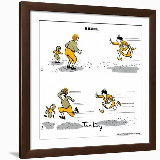 Hazel Cartoon-Ted Key-Framed Giclee Print