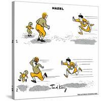 Hazel Cartoon-Ted Key-Stretched Canvas