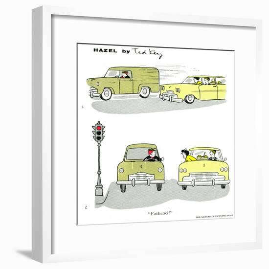 Hazel Cartoon-Ted Key-Framed Giclee Print