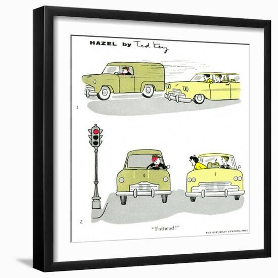 Hazel Cartoon-Ted Key-Framed Giclee Print