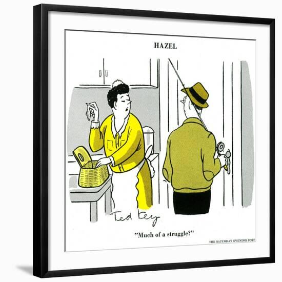 Hazel Cartoon-Ted Key-Framed Giclee Print