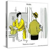 Hazel Cartoon-Ted Key-Stretched Canvas