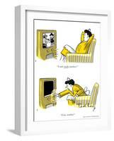 Hazel Cartoon-Ted Key-Framed Giclee Print