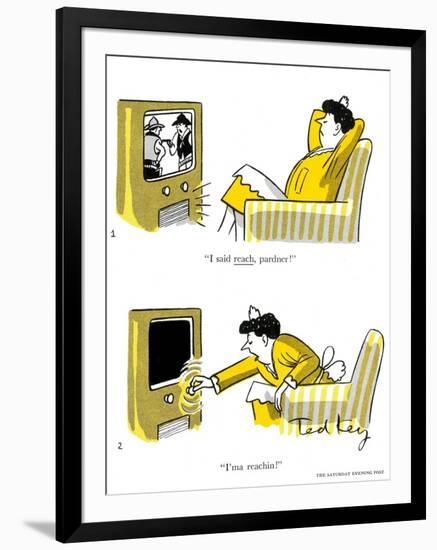 Hazel Cartoon-Ted Key-Framed Giclee Print