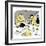 Hazel Cartoon-Ted Key-Framed Giclee Print