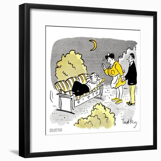 Hazel Cartoon-Ted Key-Framed Giclee Print