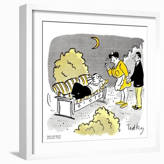 Hazel Cartoon-Ted Key-Framed Giclee Print