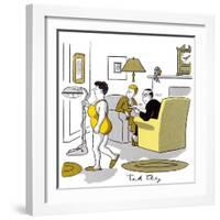 Hazel Cartoon-Ted Key-Framed Giclee Print