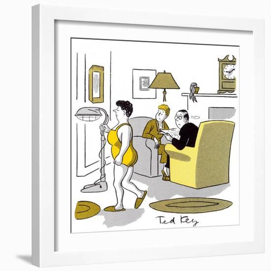 Hazel Cartoon-Ted Key-Framed Giclee Print