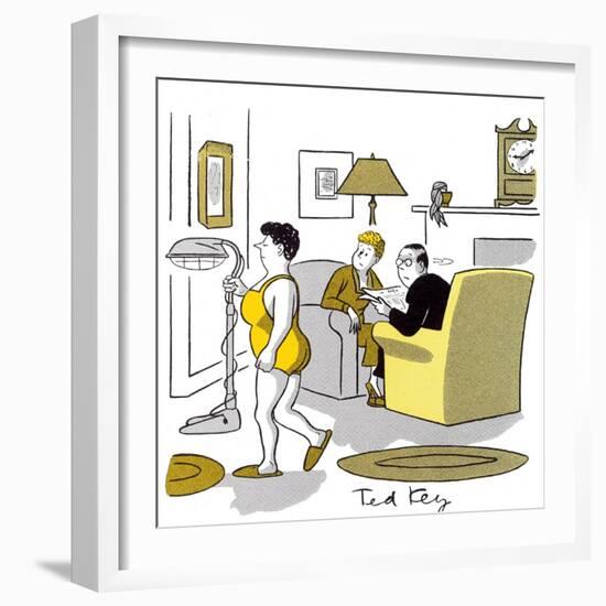 Hazel Cartoon-Ted Key-Framed Giclee Print