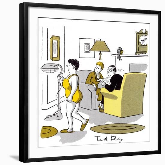 Hazel Cartoon-Ted Key-Framed Giclee Print