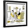 Hazel Cartoon-Ted Key-Framed Giclee Print