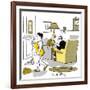 Hazel Cartoon-Ted Key-Framed Giclee Print