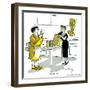 Hazel Cartoon-Ted Key-Framed Giclee Print