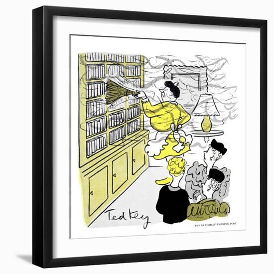 Hazel Cartoon-Ted Key-Framed Giclee Print