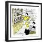 Hazel Cartoon-Ted Key-Framed Giclee Print