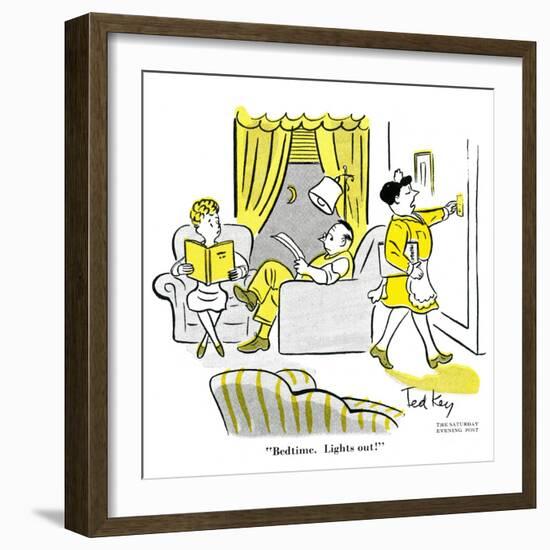 Hazel Cartoon-Ted Key-Framed Giclee Print