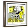 Hazel Cartoon-Ted Key-Framed Giclee Print