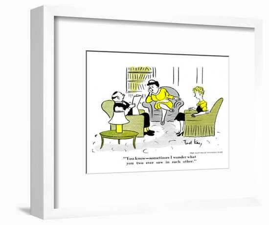 Hazel Cartoon-Ted Key-Framed Giclee Print