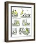 Hazel Cartoon-Ted Key-Framed Giclee Print