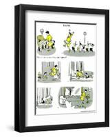 Hazel Cartoon-Ted Key-Framed Giclee Print