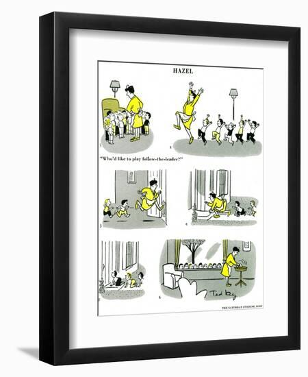 Hazel Cartoon-Ted Key-Framed Giclee Print