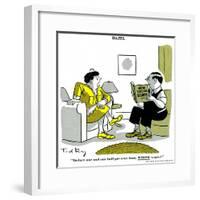 Hazel Cartoon-Ted Key-Framed Giclee Print