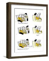 Hazel Cartoon-Ted Key-Framed Giclee Print