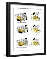 Hazel Cartoon-Ted Key-Framed Giclee Print