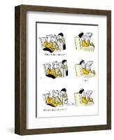 Hazel Cartoon-Ted Key-Framed Giclee Print