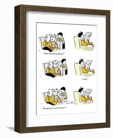 Hazel Cartoon-Ted Key-Framed Giclee Print