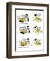 Hazel Cartoon-Ted Key-Framed Giclee Print