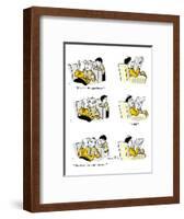 Hazel Cartoon-Ted Key-Framed Giclee Print