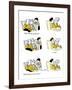 Hazel Cartoon-Ted Key-Framed Giclee Print