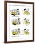 Hazel Cartoon-Ted Key-Framed Giclee Print