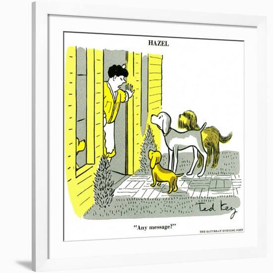 Hazel Cartoon-Ted Key-Framed Giclee Print