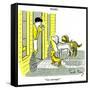 Hazel Cartoon-Ted Key-Framed Stretched Canvas