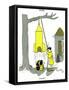 Hazel Cartoon-Ted Key-Framed Stretched Canvas