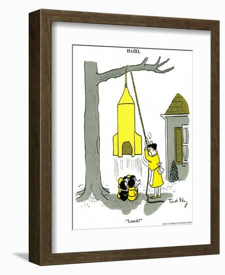 Hazel Cartoon-Ted Key-Framed Giclee Print