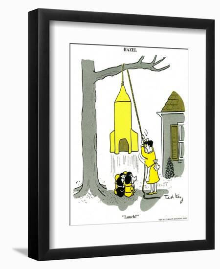 Hazel Cartoon-Ted Key-Framed Giclee Print